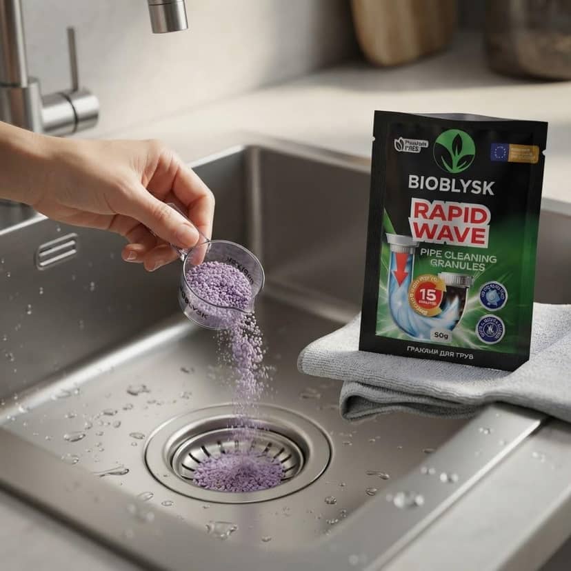 Гранули для чищення труб “Rapid Wave”, BioBlysk 50 г 3