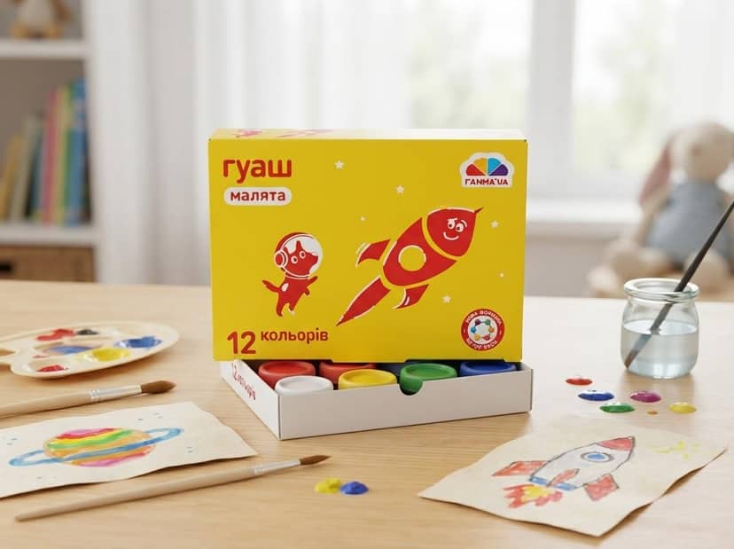 Гуаш малята 4