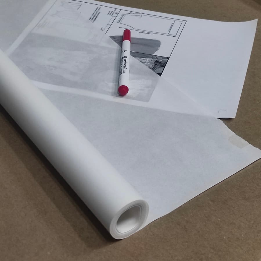 Tracing Paper Roll 64 cm x 15 m, 40 gsm 3