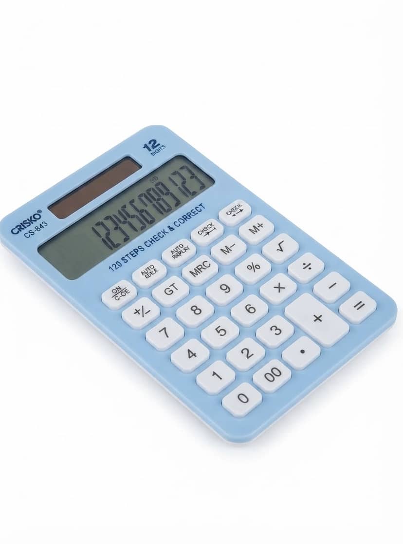 CT-133 Calculator Light Blue 2