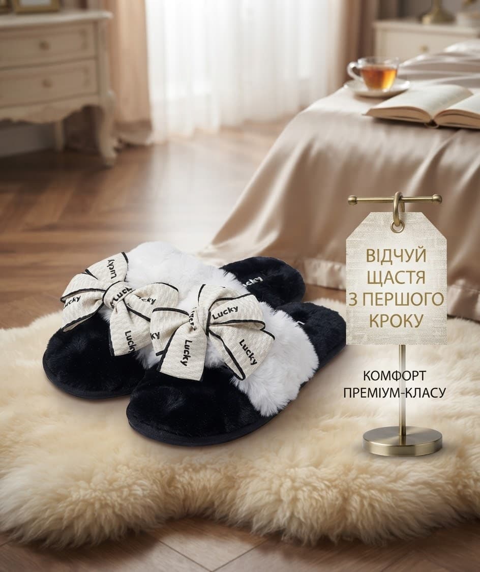 Капці жіночі відкриті 24-10 чорні з білим 36-37,38-39,40-41р 3