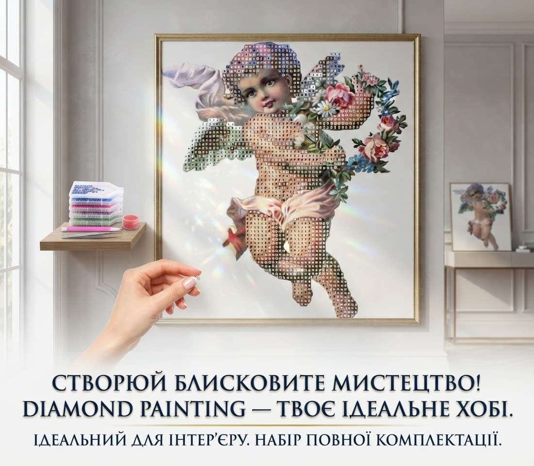 Карта 20х20 номерна янгол 2