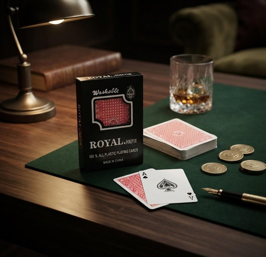 Plastic Playing Cards, "Royal", 1 Deck 2