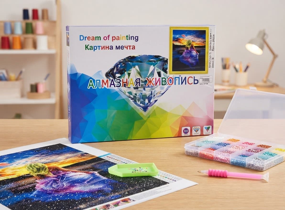 Картина діамант номери 3