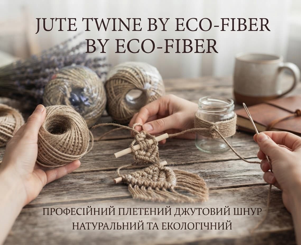 Клубок джут декор 50гр 52-3 2