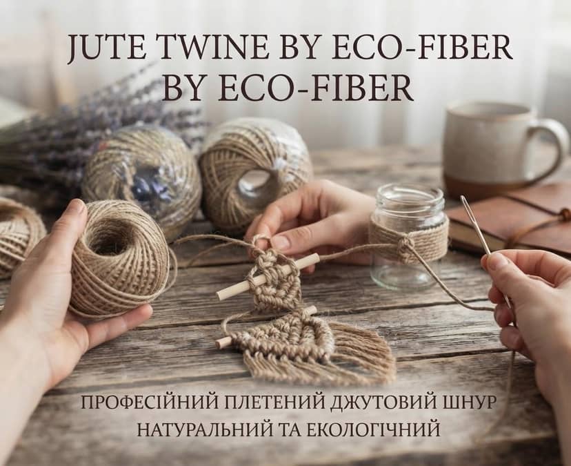 Decorative Jute Twine Ball, 50g, 52-3 2
