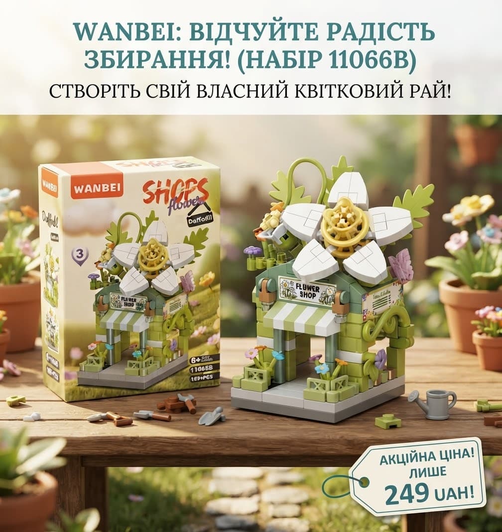 Конструктор 11066В від185 деталей зелений 3 2