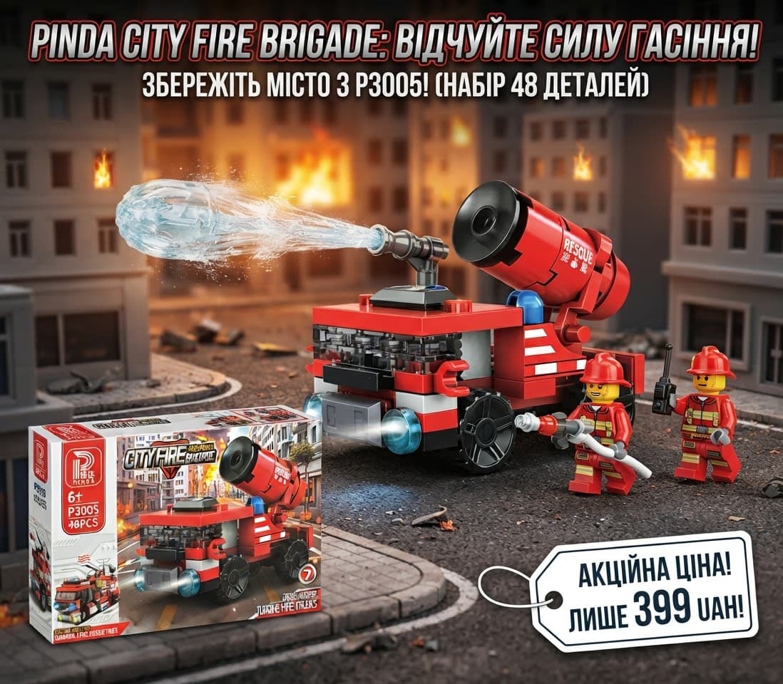 Конструктор P3005 турбінна пожежна машина 7 3