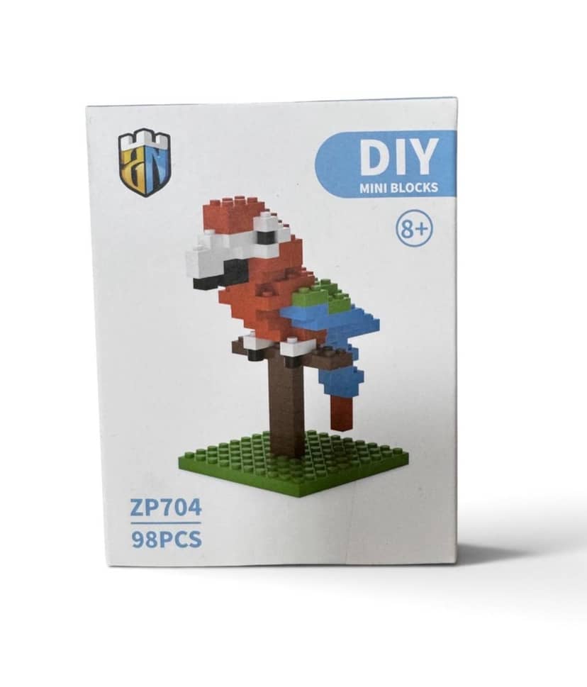 Parrot Building Set made of mini blocks