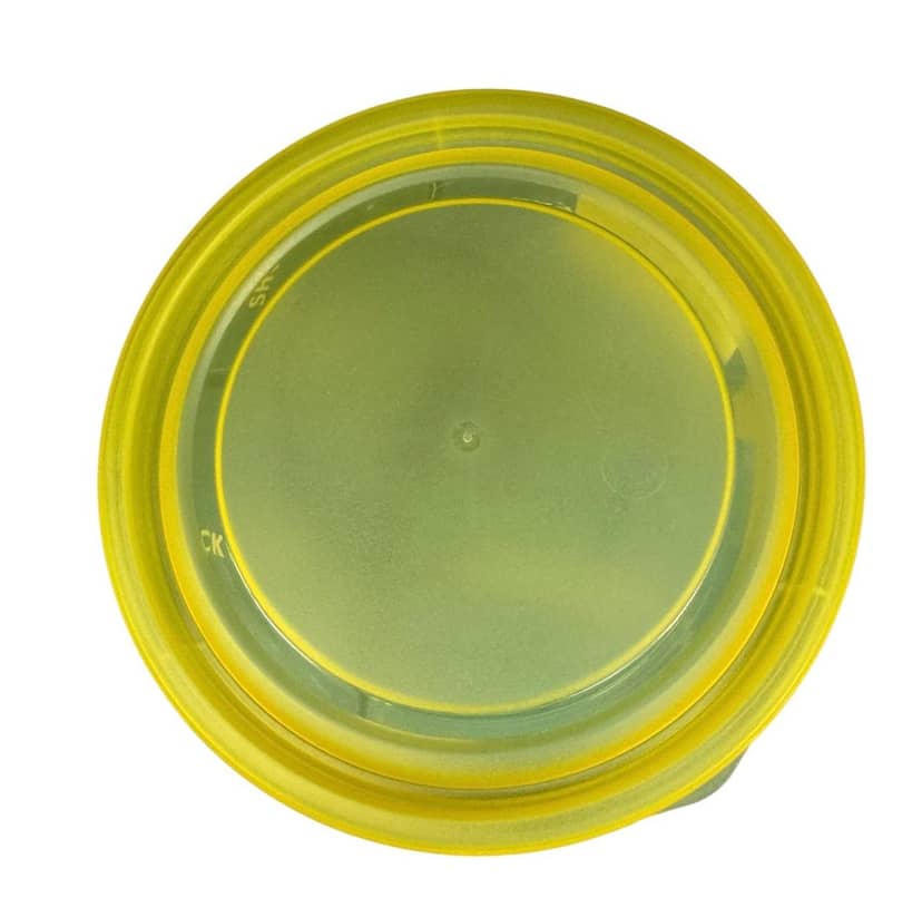 Economy Round Container Yellow 0.7L 2
