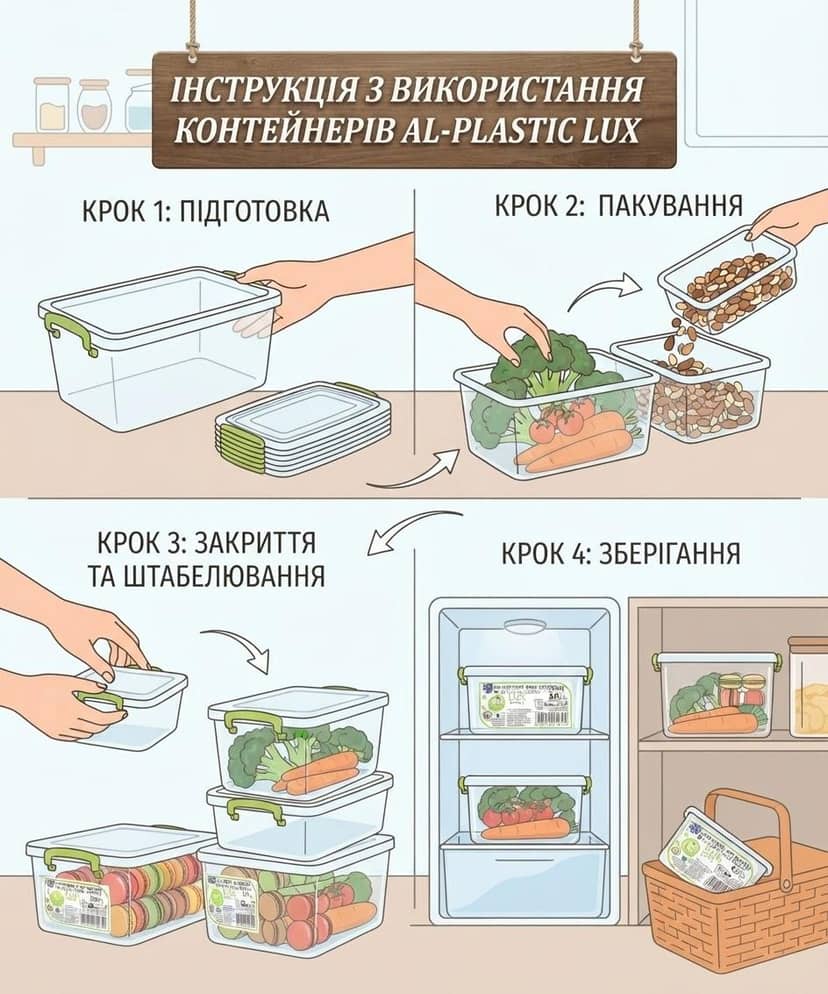 Контейнер харчовий 5.0л 2