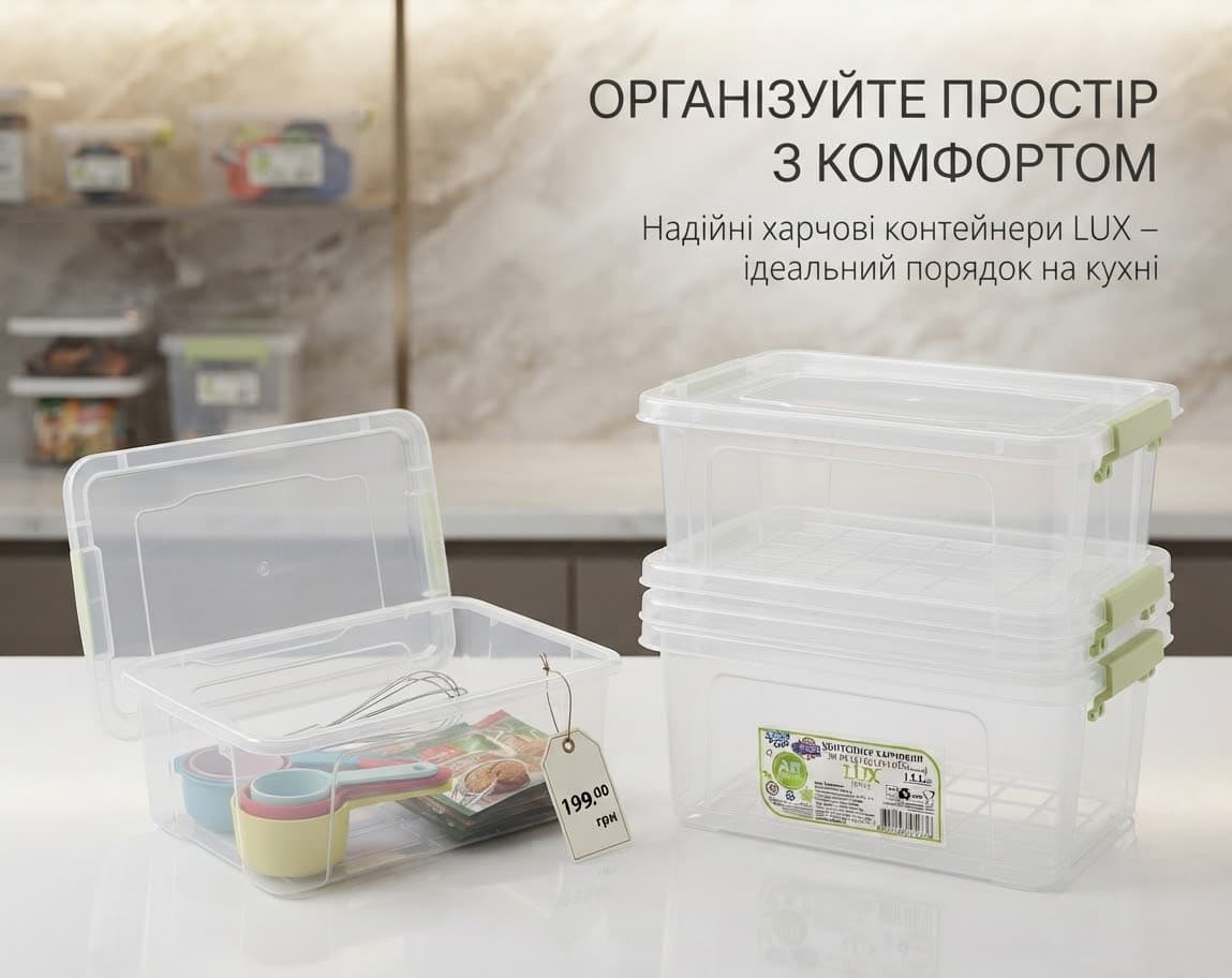 Контейнер харчовий раціон 1,5л 4