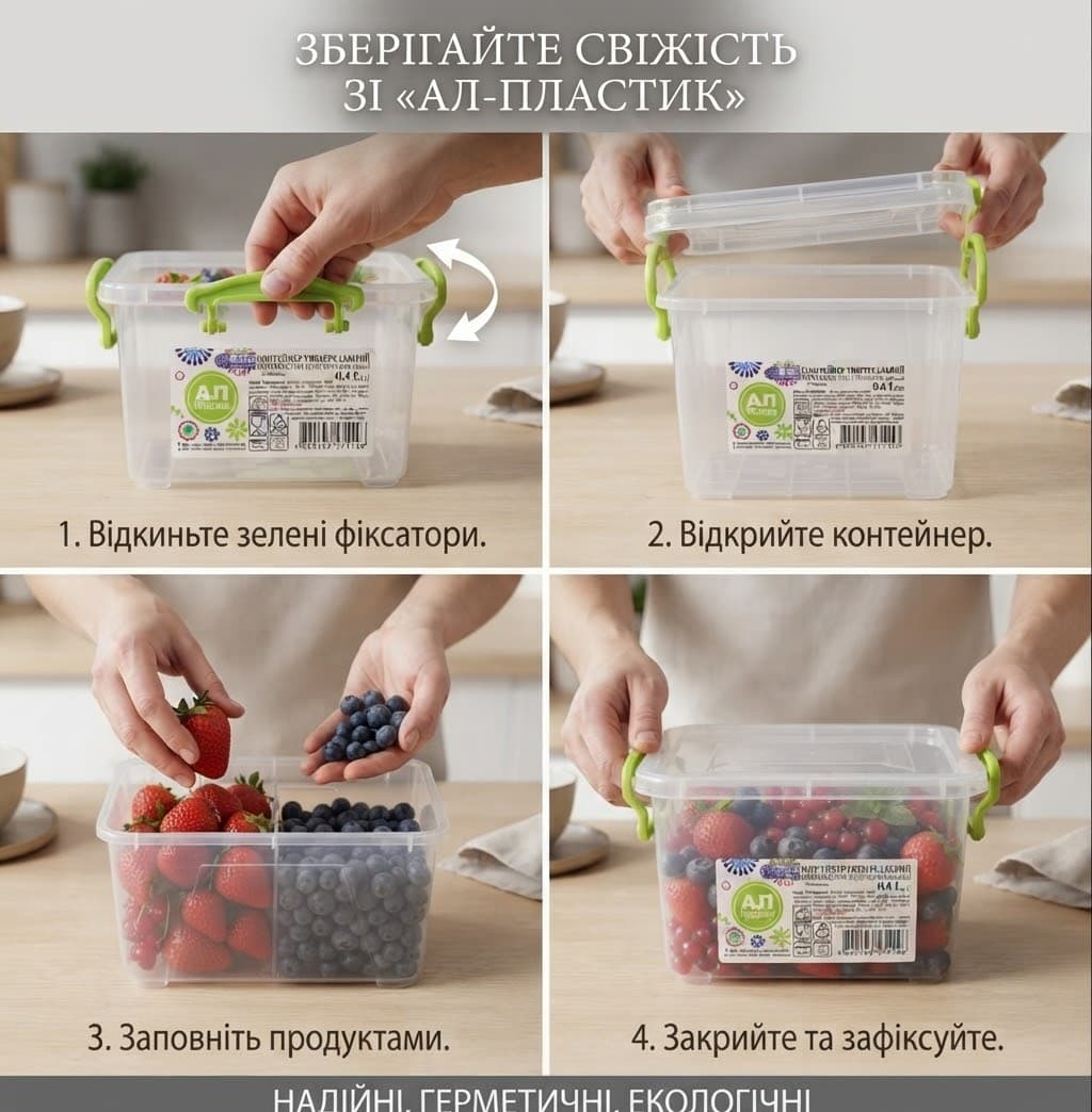 Контейнер пищ 0.4л 4