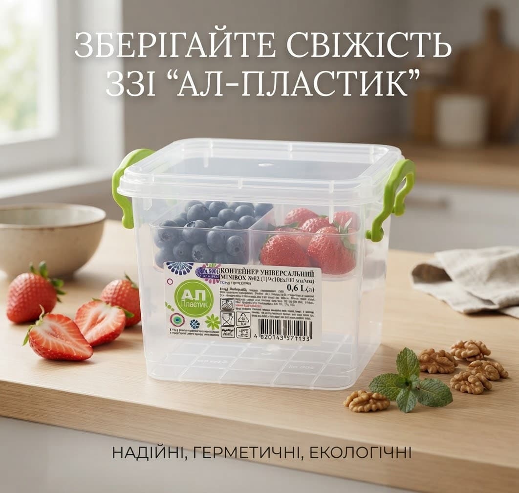 Контейнер пищ 0.6л 3