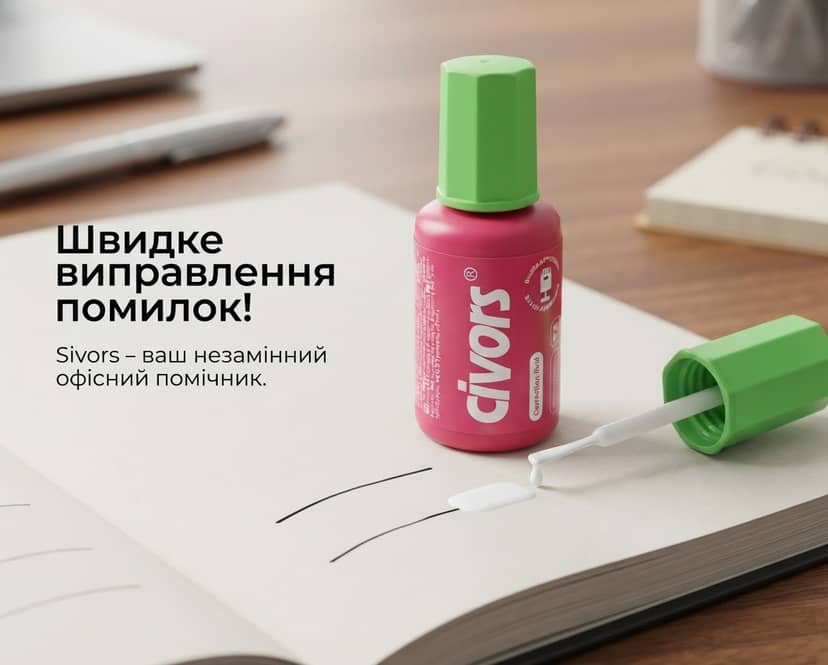 Корректор с кисточкой 15мл-8149 розовая баночка 4