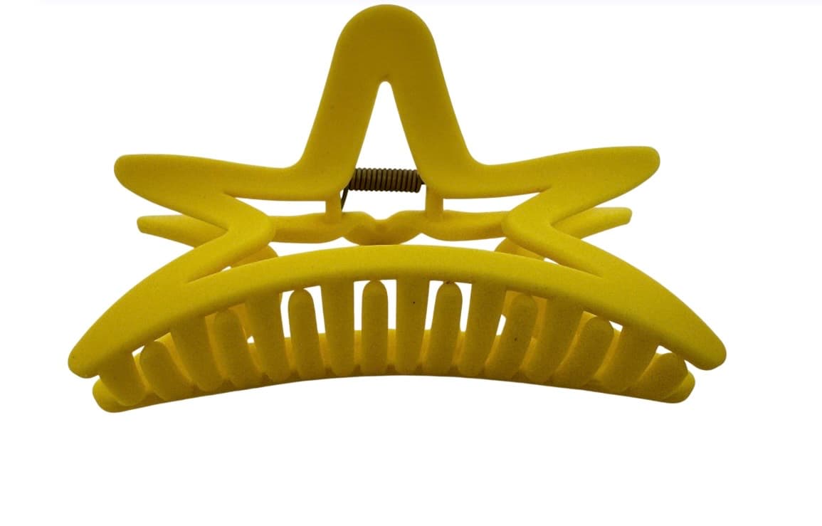 Краб зірка кольорова 10см жовта 4