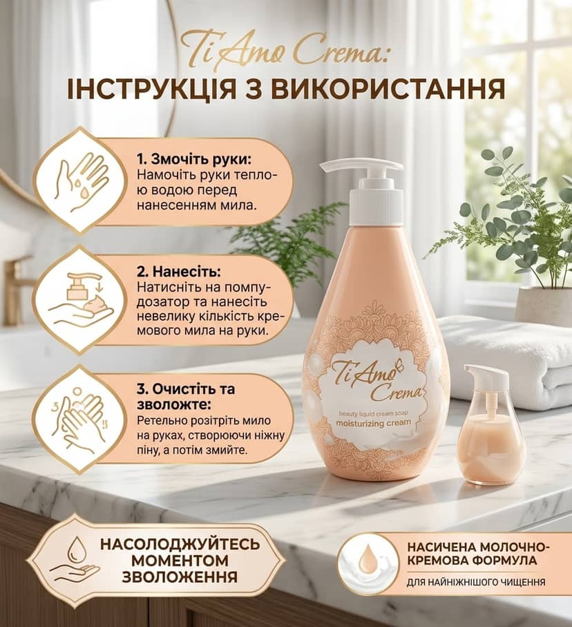 Крем-мило космет рідке « змоложуючий крем» ТМ 2