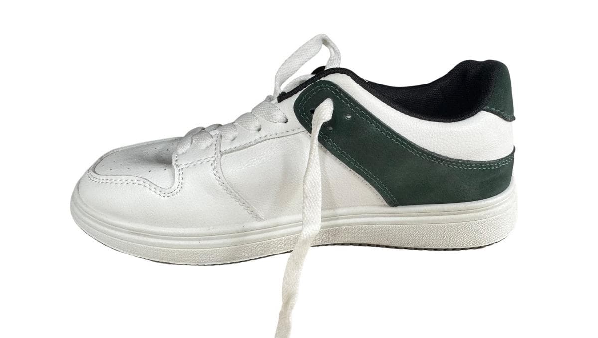 Women's Sneakers 1606-6, White/Green, Size 38 4