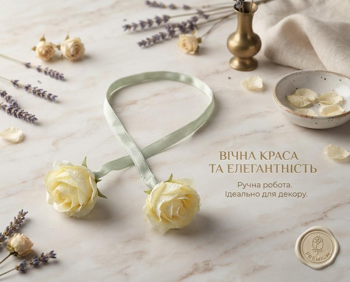 Decorative Rose 436-2, Yellow 2