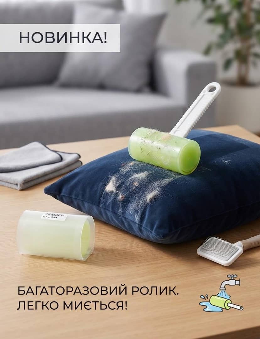 Липкий валик для одягу 5