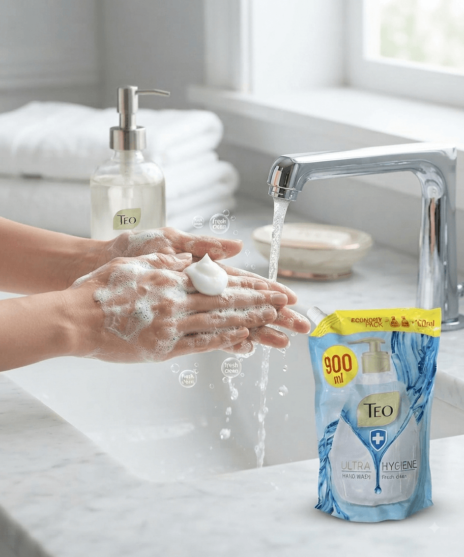 Мило рідке Teo Ultra Hygiene дой-пак 900мл 4