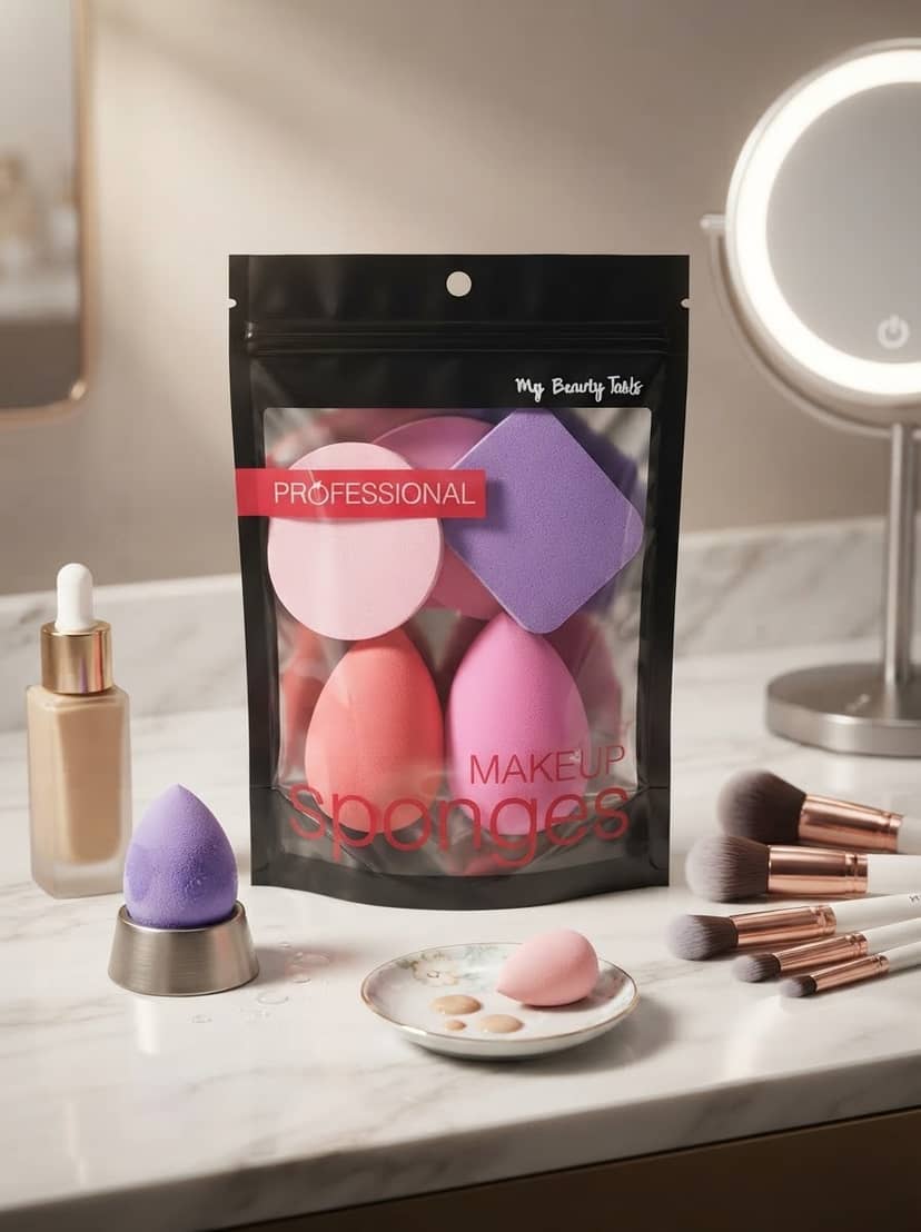 Set of 6 Beauty Sponges Pack MAKE 3 3