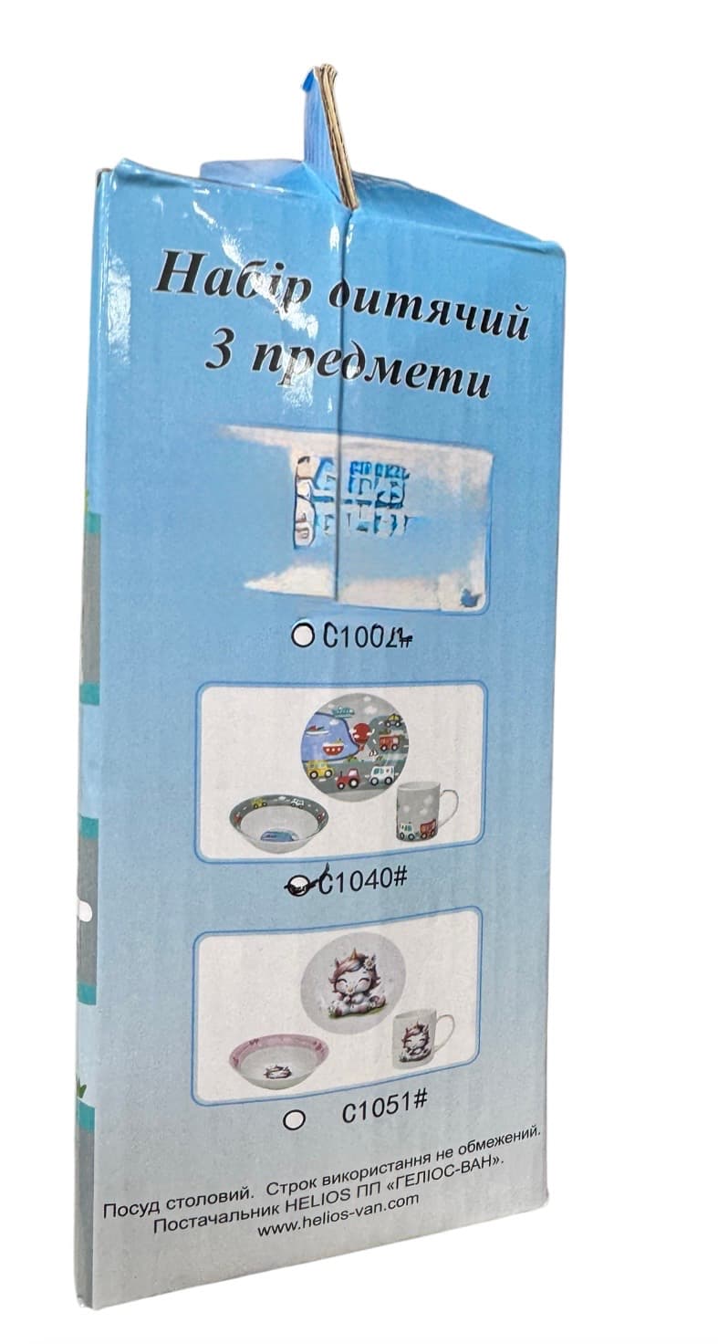 Набір посуду дитячій 3 предмета 4304 5