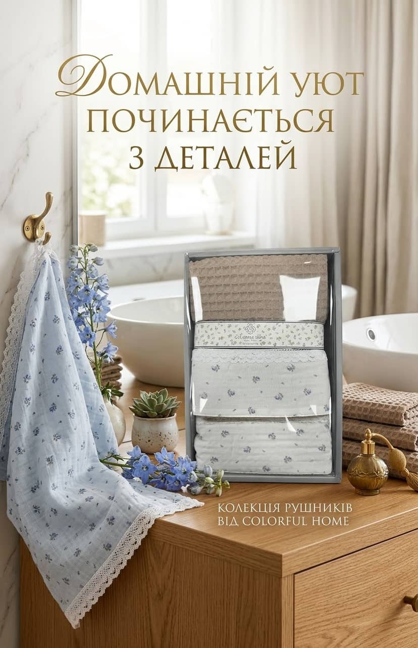Набір рушн вафелька 503-135 З коричневым 2