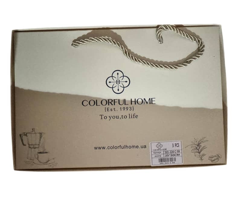 Набір серв ф 3од COLORFUL HOME 25х50 501-224-210 2