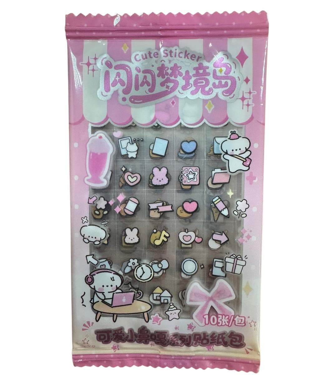 Mini Stickers 7x12.5cm Set of 10 4