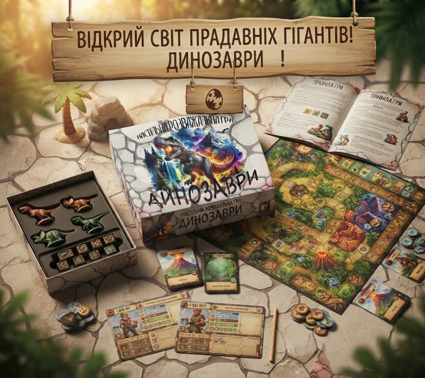 Dinosaur Roll-and-Move Board Game 4