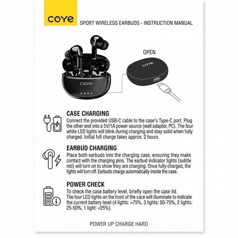 COYE Sport Wireless Headphones 2