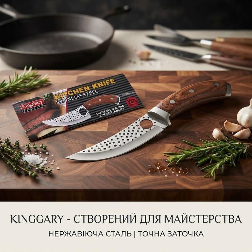 Нож басурманський с деревянной ручкой 4
