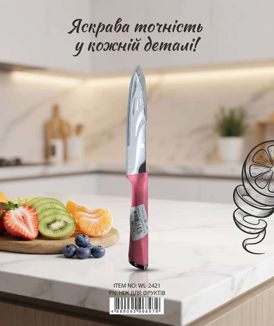 Ніж кухонний 24см Л-2421 2