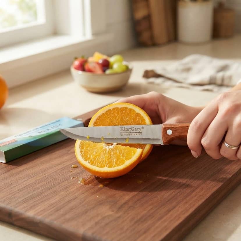 Knife with Wooden Handle 2