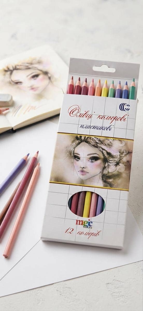Colored Pencils WN 555-12 (12 Colors) 2
