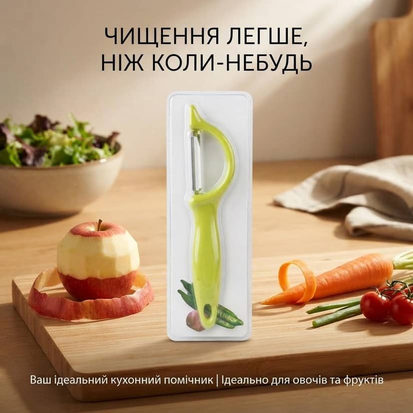 Овочечистка пластик 3