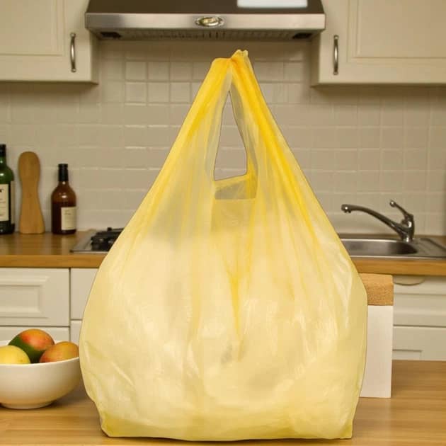 Strong Yellow T-Shirt Bag 22*38 200pcs 2