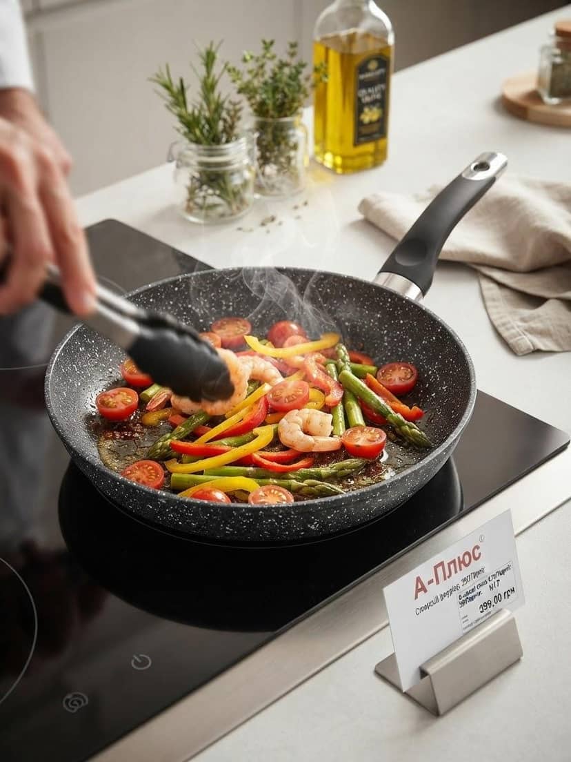 Granite Frying Pan D18 4