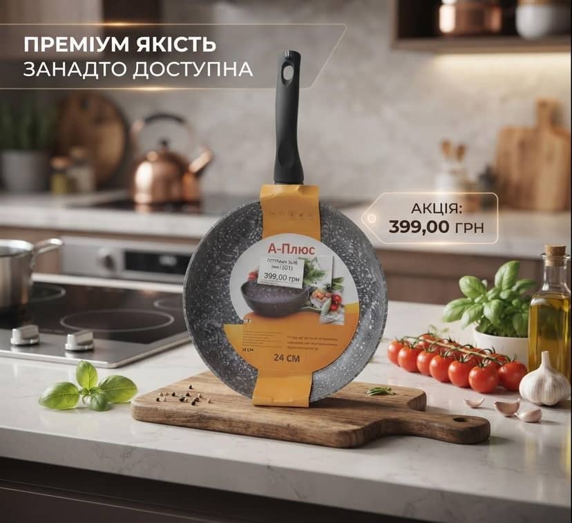 Granite-Coated Frying Pan 24cm Non-Stick 2