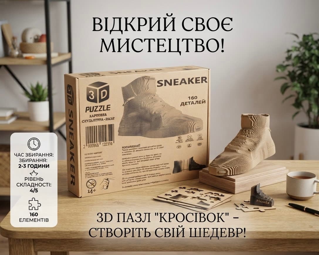 Пазл 3Д скульптура DNEAKER 2