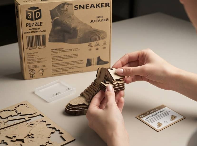 Пазл 3D скульптура Sneaker 3