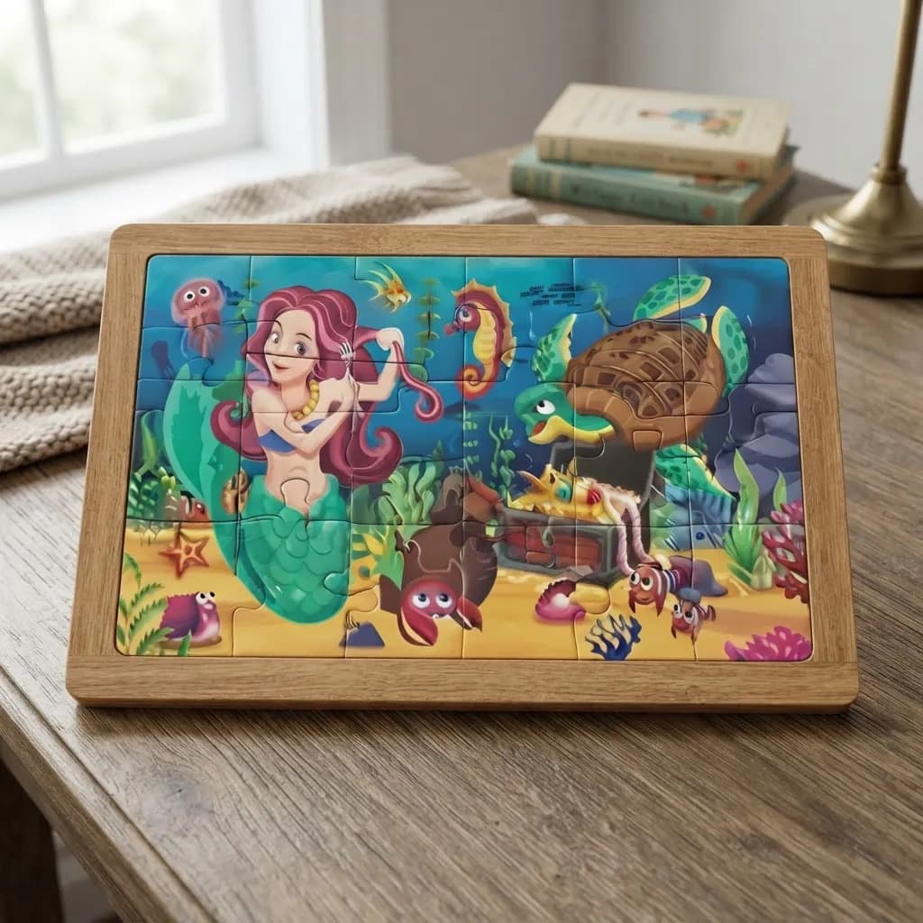 Wooden Puzzle 22x15 6 3