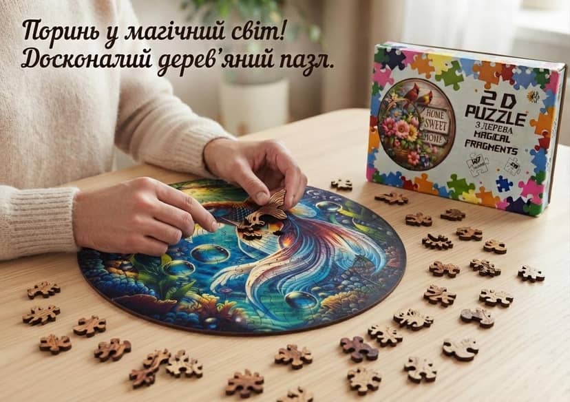 Деревянный пазл 4