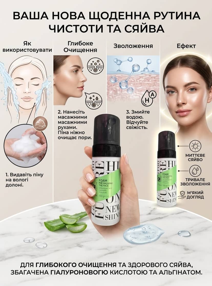 Пенка для умывания лица мягкое очищение 3