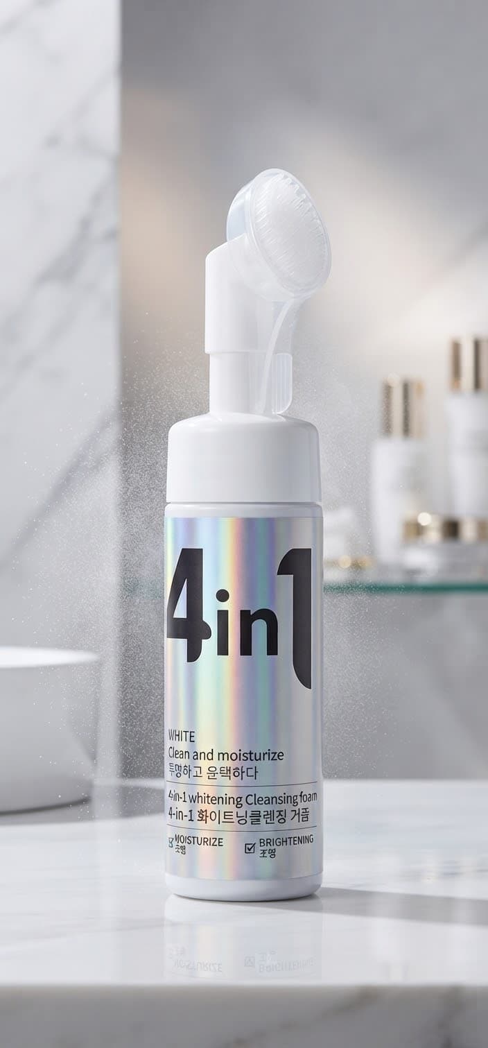 Пінка для вмивання+щітка Collagen 4в1 Алоє Равлик 150мл 2