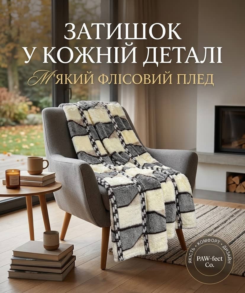 Плед 2ка рифлений малюнок 2