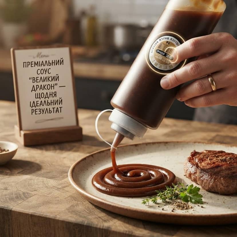 Пляшка для соусів 600мл 4