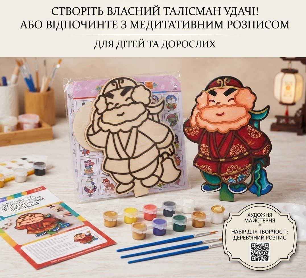 Поділка пластилін Цай шень 2