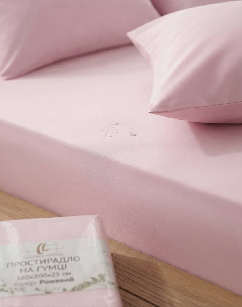 Pink Fitted Sheet FAVOURITE TEXTILES 4